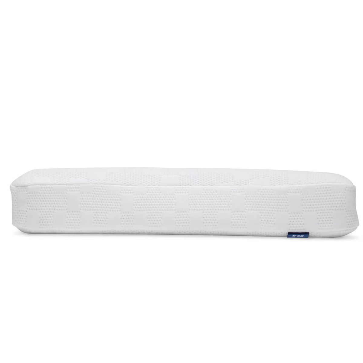Bico Vita Adapt Kopfkissen 40x60 cm in Weiss mit strukturiertem Bezug, Seitenansicht