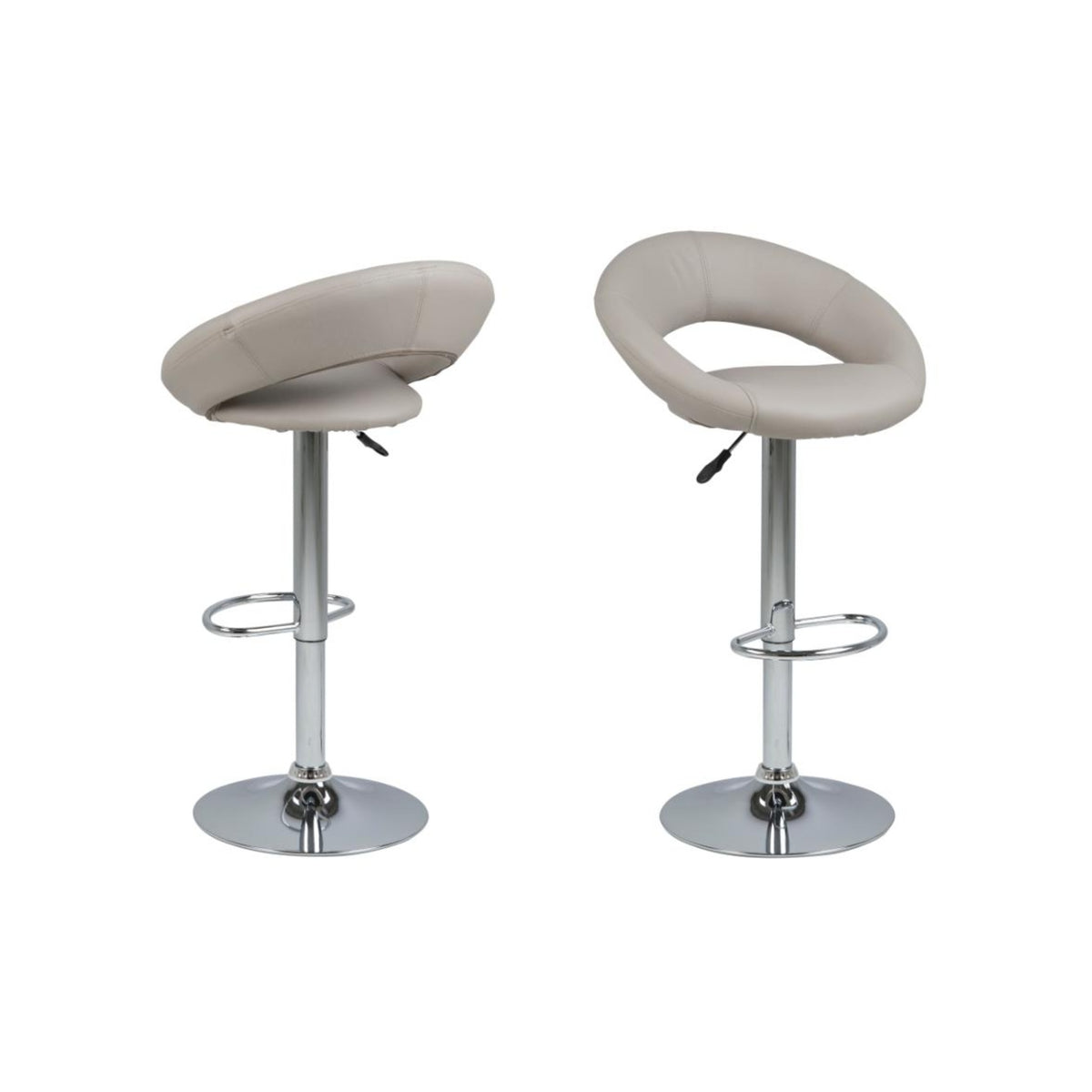 Plump Barhocker – PU taupe TP6C FR