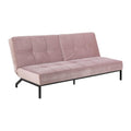 Perugia Bettcouch – Vic Stoff dusty rose 18 und nicht gewebt Stoff schwarz 01