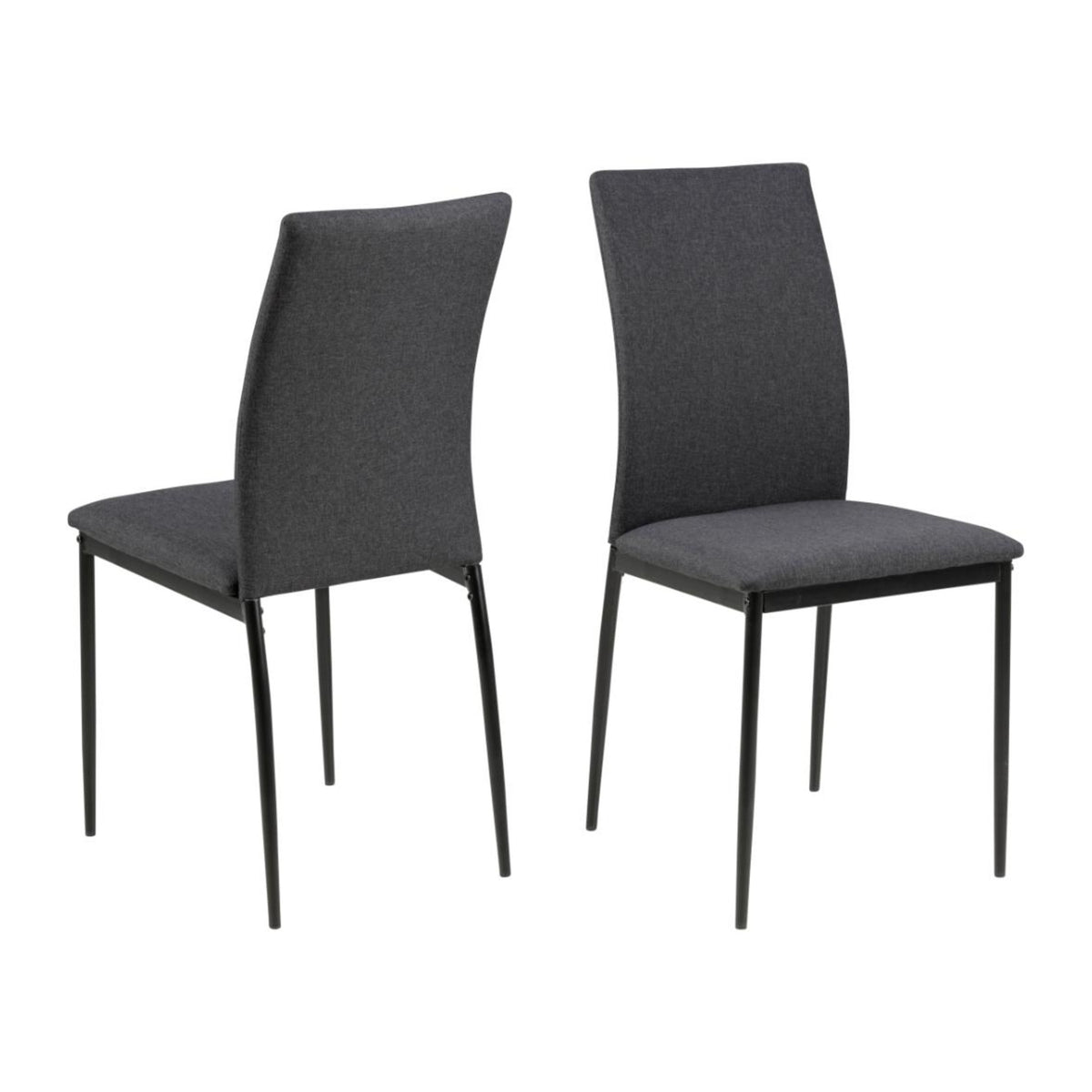 Demina Esszimmerstuhl – Sawana Stoff grau 5
