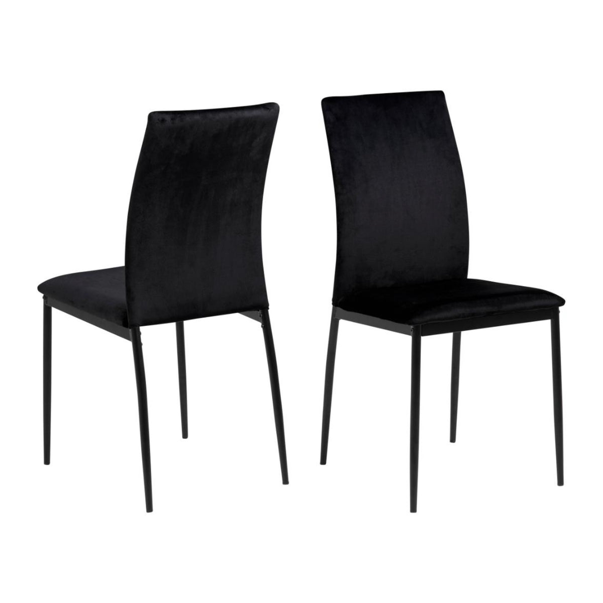 Demina Esszimmerstuhl – Dublin Stoff schwarz 50