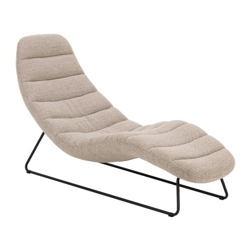 Chaplin Chaiselongue – Monza Stoff beige 60