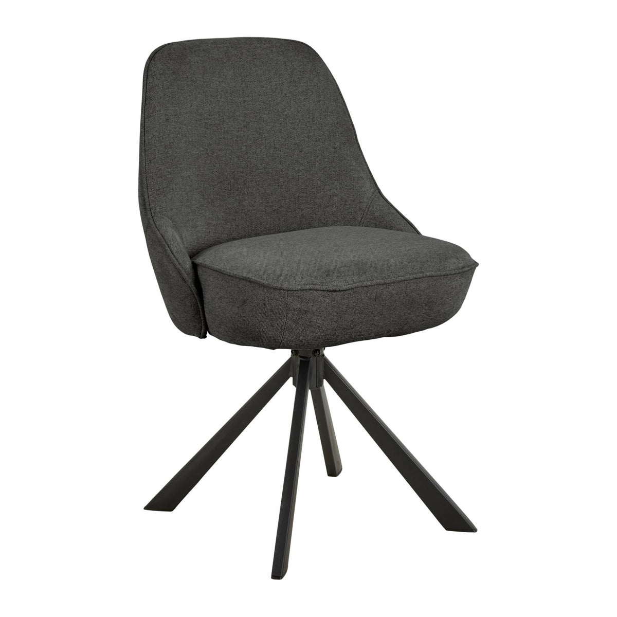 Carlton Esszimmerstuhl – Apia Stoff dunkelgrau 458
