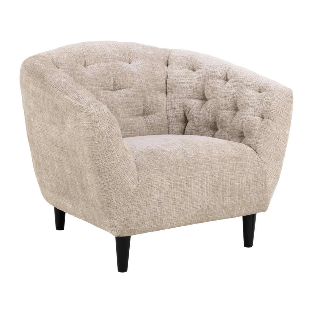 Ria 1-Sitzer – Juto Stoff beige 4