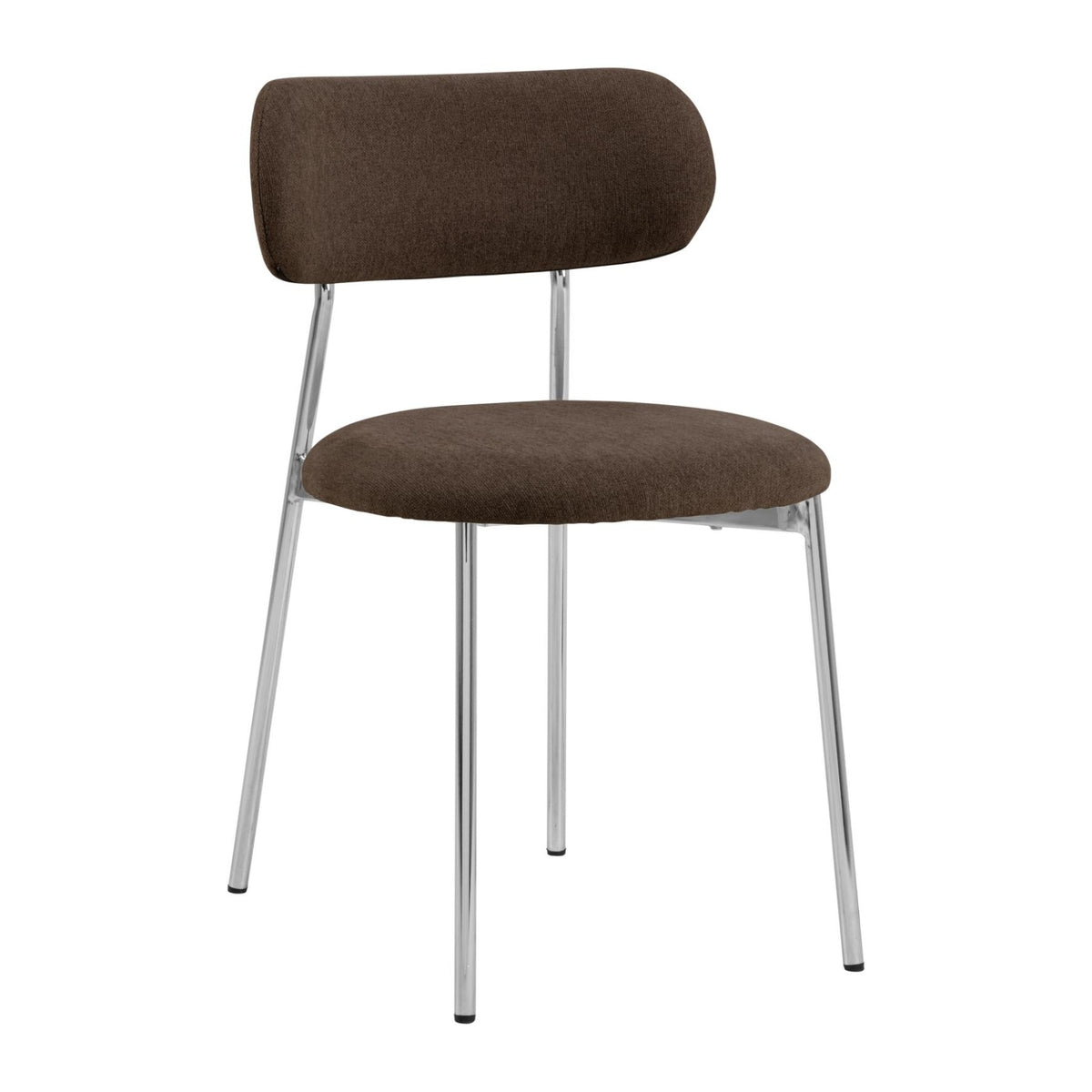 Lyric Esszimmerstuhl – Apia Stoff braun 442 FR