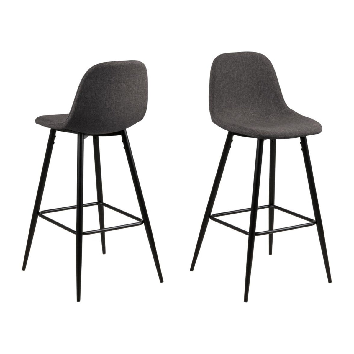 Wilma Counterstuhl – Sawana Stoff grau 5
