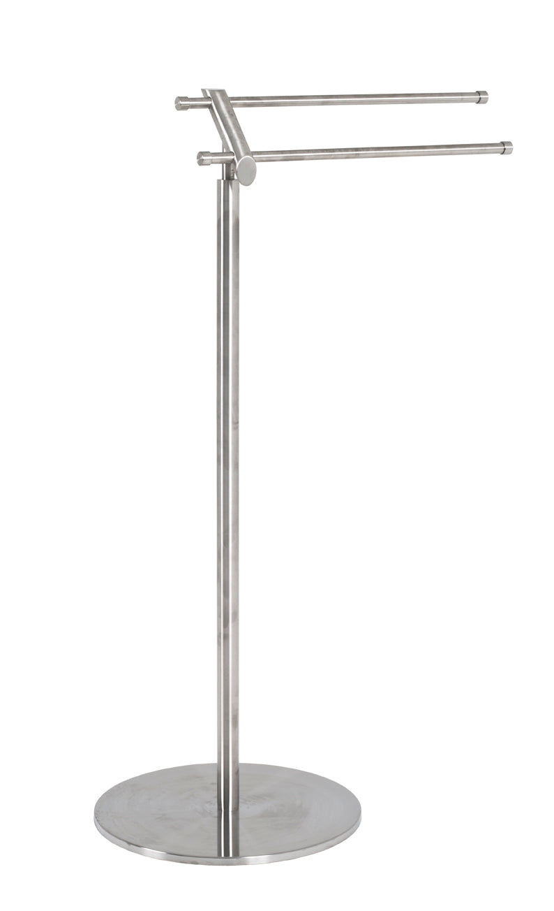 HAKU Möbel Handtuchhalter aus Edelstahl in Silber