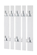 HAKU Möbel Wandgarderobe aus MDF in Weiss 65 x 9 x 100 cm