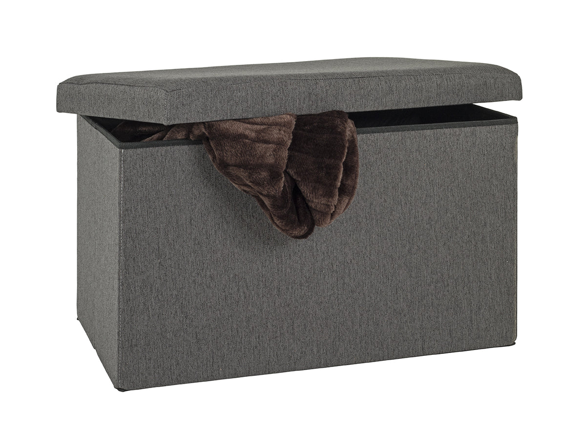 HAKU Möbel Sitzbox aus Textil klappbar in Anthrazit