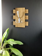 HAKU Möbel Garderobenleiste aus MDF in Braun