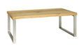 HAKU Möbel Couchtisch aus MDF auf Kufen in Braun
