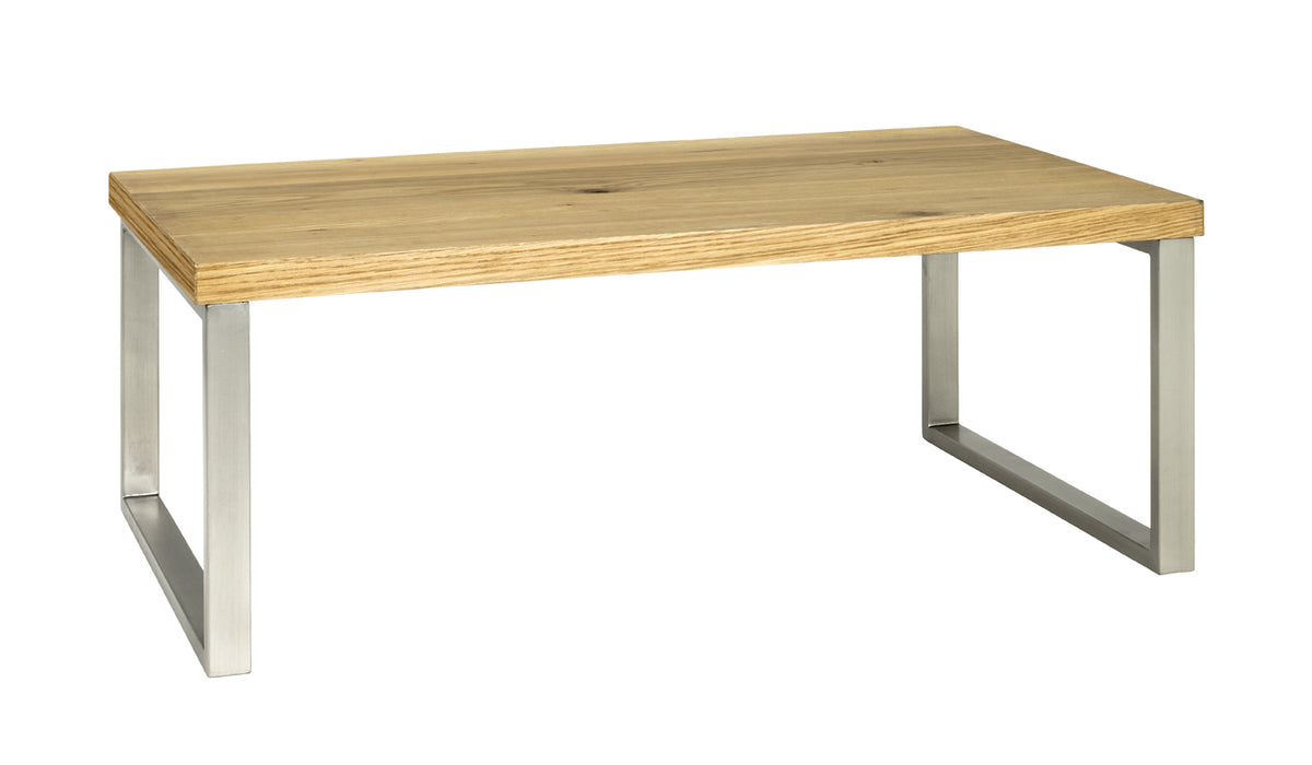 HAKU Möbel Couchtisch aus MDF auf Kufen in Braun