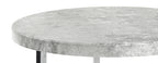 HAKU Möbel Beistelltisch aus Metall Y-Gestell in Silber 45 x 54 cm
