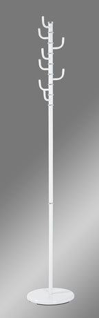 HAKU Möbel Garderobenständer aus Metall 29 x 170 cm in Weiss