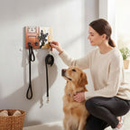HAKU Möbel Schlüsselboard aus MDF Motiv Hund in Braun