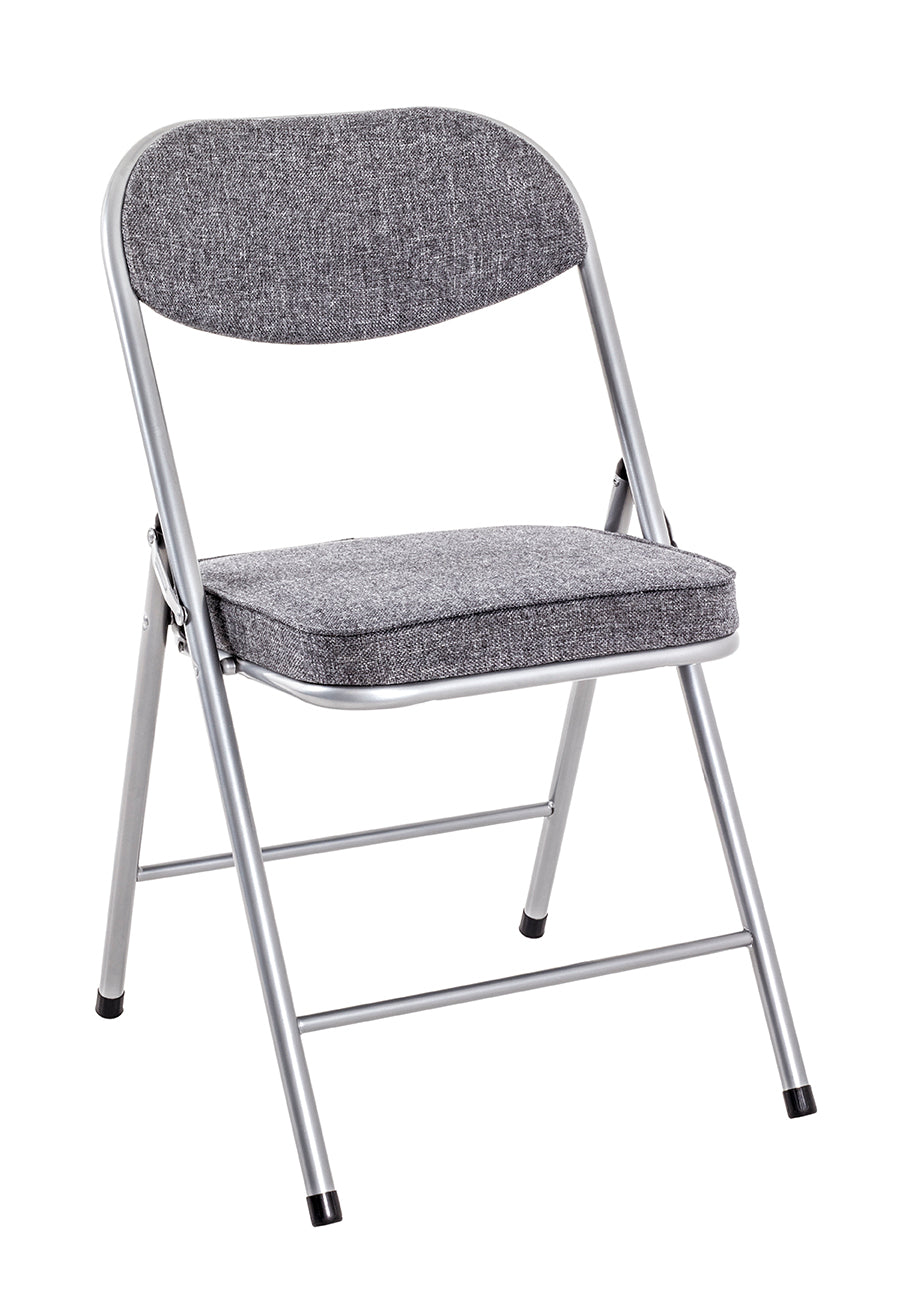 HAKU Möbel Klappstuhl aus Metall in Silber