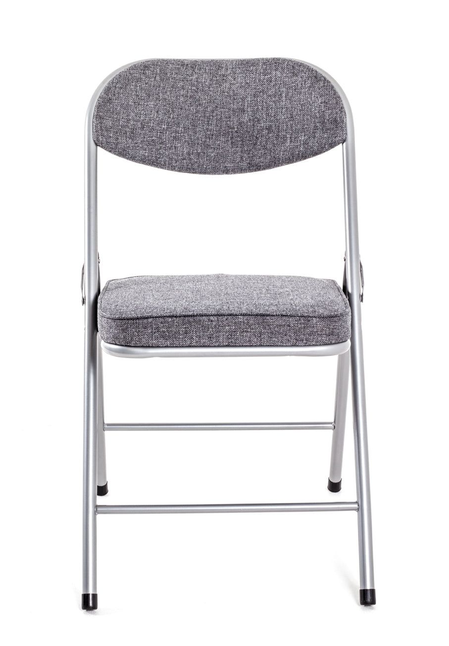 HAKU Möbel Klappstuhl aus Metall in Silber