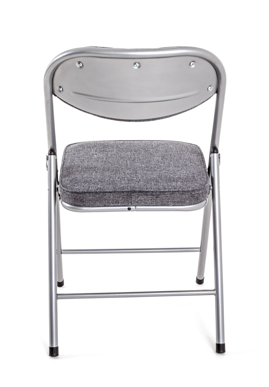 HAKU Möbel Klappstuhl aus Metall in Silber
