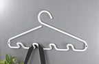 HAKU Möbel Garderobenleiste aus Metall in Weiss B 39-55 cm H 18-22 cm, 39 x 4 cm, H 18 cm