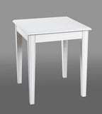 HAKU Möbel Beistelltisch aus MDF in Weiss 45 x 45 x 51 cm