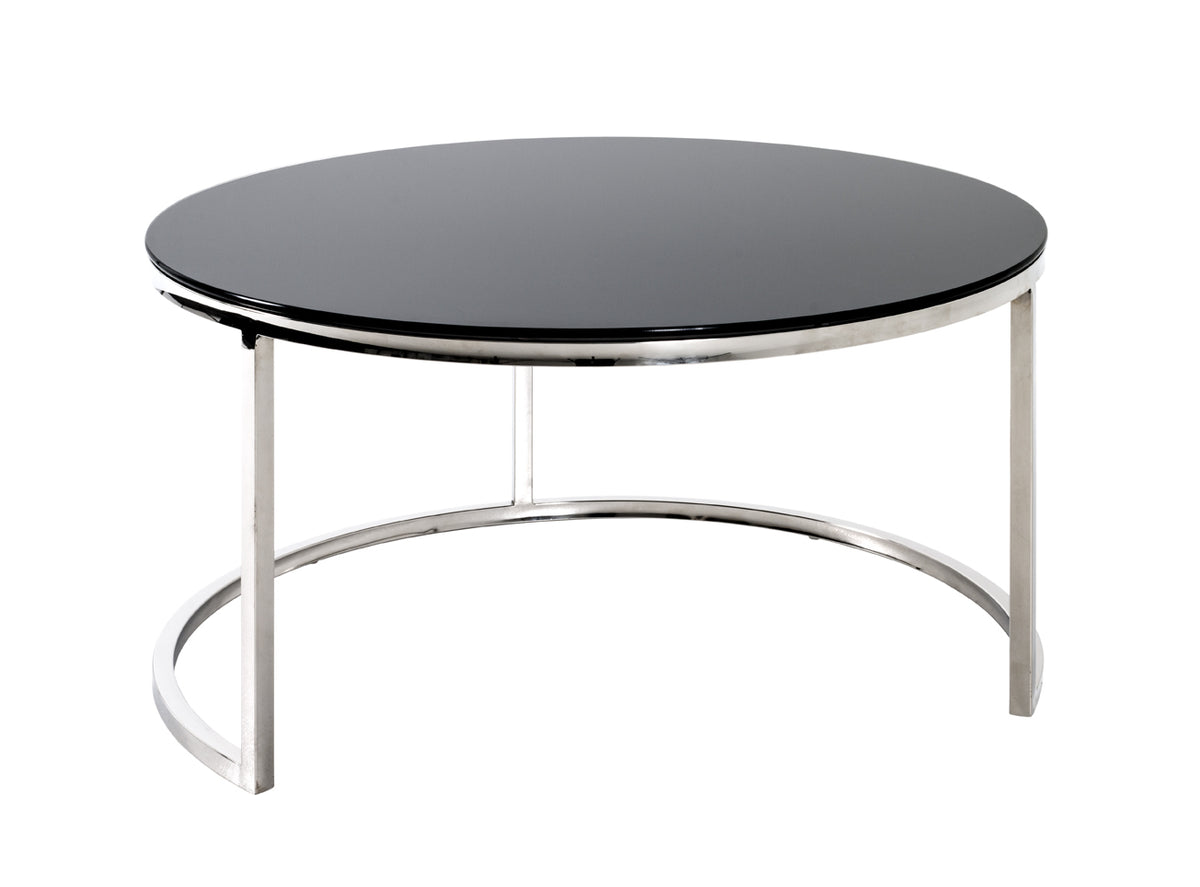 HAKU Möbel Couchtisch aus Metall in Silber