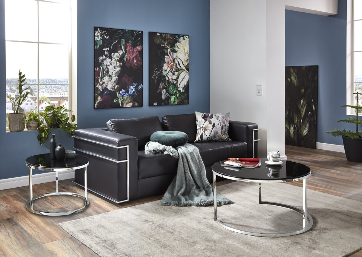 HAKU Möbel Couchtisch aus Metall in Silber