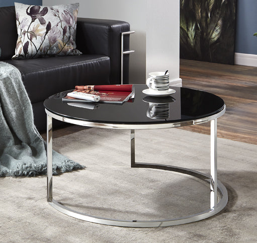 HAKU Möbel Couchtisch aus Metall in Silber