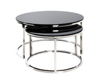 HAKU Möbel Couchtisch aus Metall in Silber