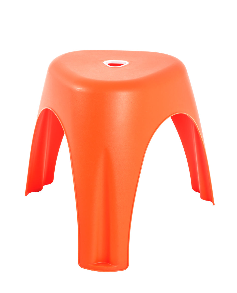 HAKU Möbel Stapelhocker aus Kunststoff in Orange