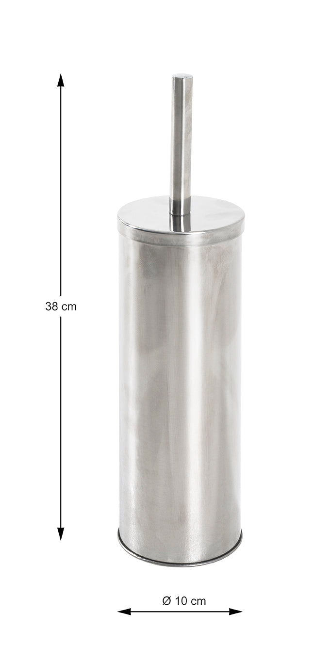 HAKU Möbel WC-Garnitur aus Edelstahl in Silber