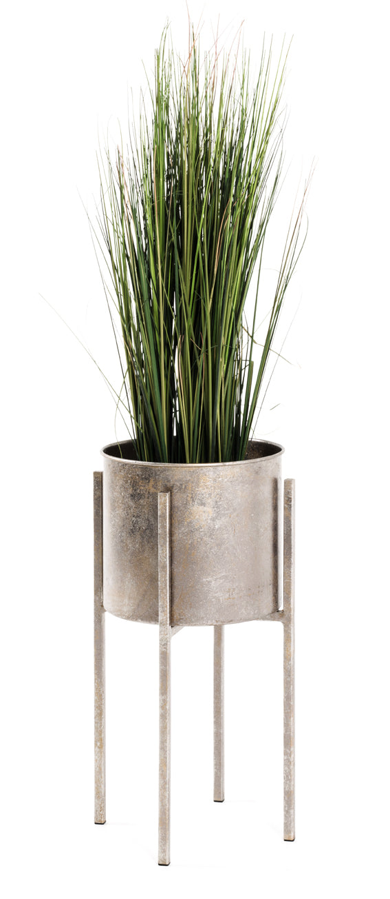 HAKU Möbel Blumensäule aus Metall in Kupfer 27 x 51 cm