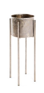 HAKU Möbel Blumensäule aus Metall in Kupfer 24 x 61 cm