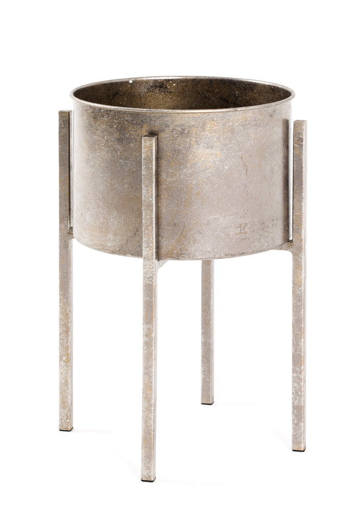 HAKU Möbel Blumensäule aus Metall in Kupfer 38 x 51 cm