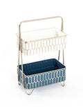 HAKU Möbel Regal aus Metall in Gold