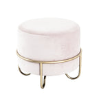 HAKU Möbel Hocker aus Textil gepolstert in Pink