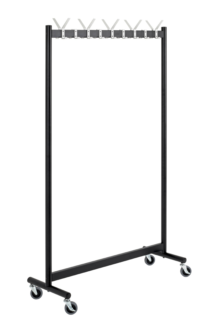 HAKU Möbel Rollgarderobe aus Metall in Schwarz