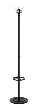 HAKU Möbel Garderobenständer aus Metall in Schwarz 37 x 179 cm