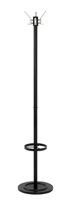 HAKU Möbel Garderobenständer aus Metall in Schwarz 37 x 179 cm