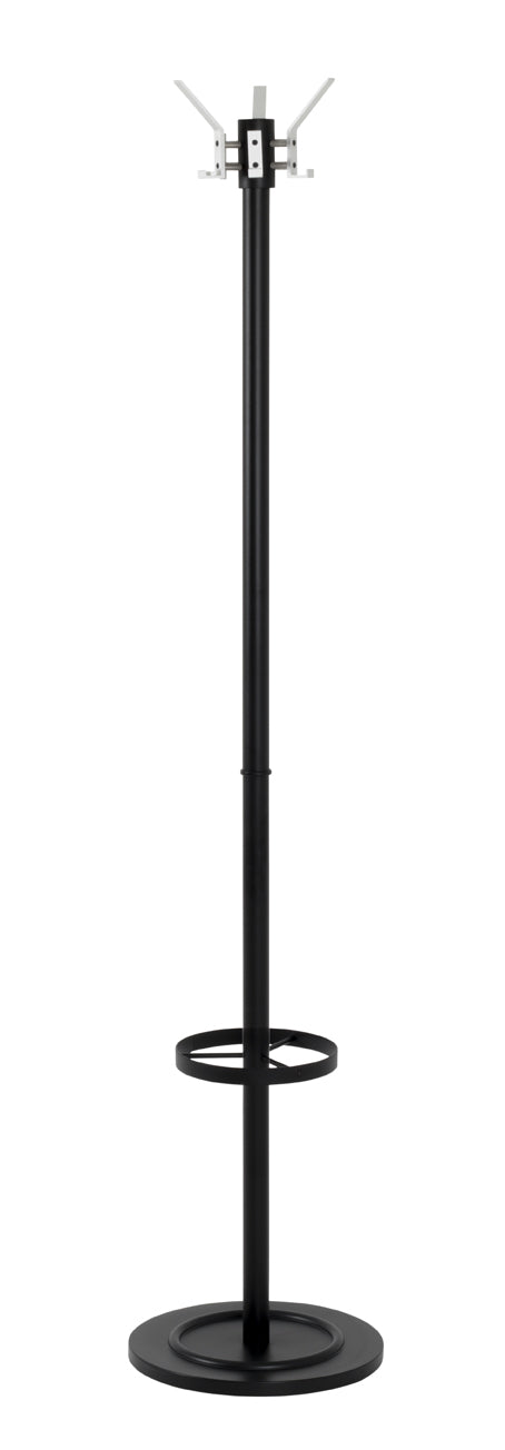 HAKU Möbel Garderobenständer aus Metall in Schwarz 37 x 179 cm