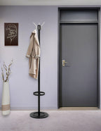 HAKU Möbel Garderobenständer aus Metall in Schwarz 37 x 179 cm