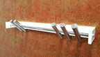 HAKU Möbel Garderobenleiste aus Metall in Weiss 60 x 10 x 10 cm