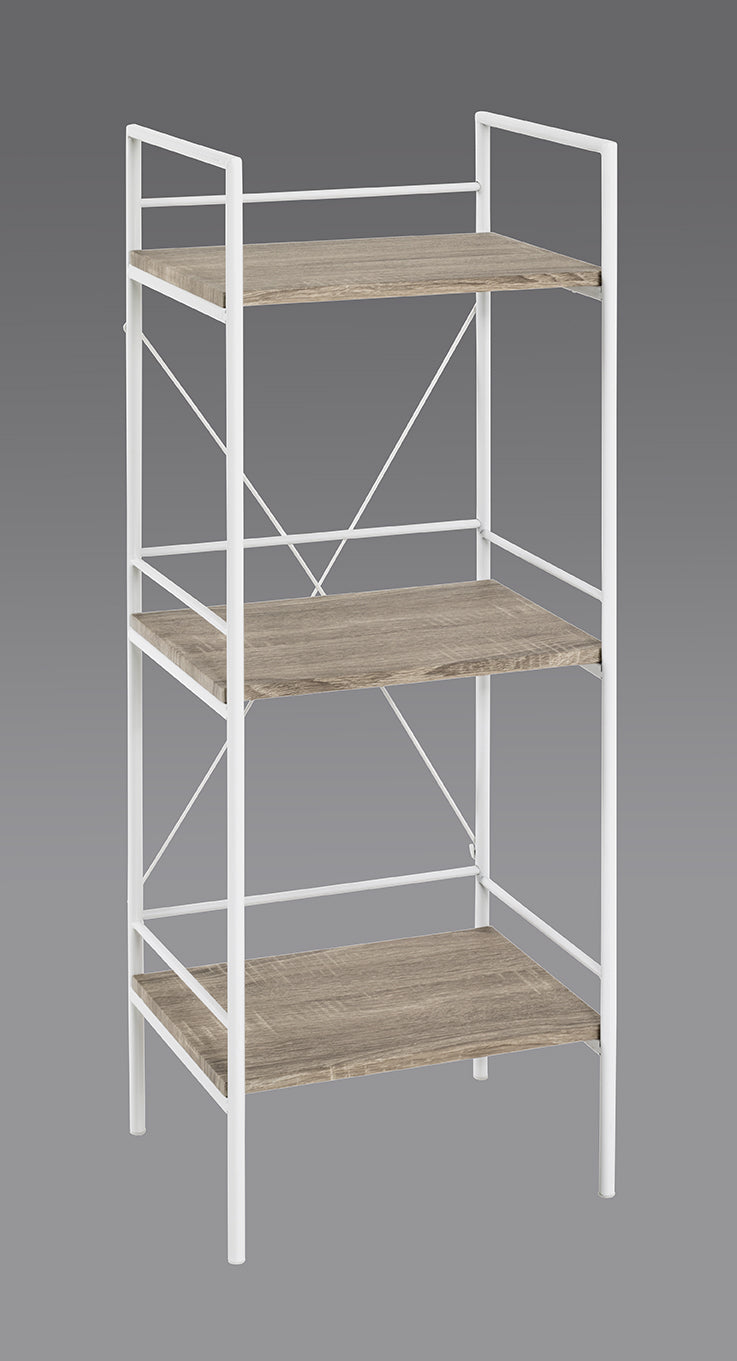 HAKU Möbel Regal aus MDF Kippschutz in Braun 34 x 27 x 96 cm