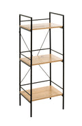 HAKU Möbel Regal aus MDF Kippschutz in Braun 34 x 27 x 96 cm
