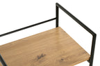 HAKU Möbel Regal aus MDF Kippschutz in Braun 34 x 27 x 96 cm