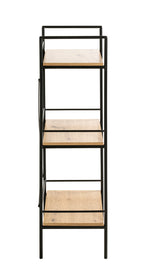 HAKU Möbel Regal aus MDF Kippschutz in Braun 34 x 27 x 96 cm