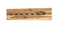 HAKU Möbel Wandgarderobe aus Massivholz in Braun 80 x 6 x 20 cm