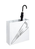 HAKU Möbel Schirmständer aus Metall 50 x 16 x 48 cm in Weiss