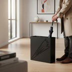 HAKU Möbel Schirmständer aus Metall 50 x 16 x 48 cm in Schwarz