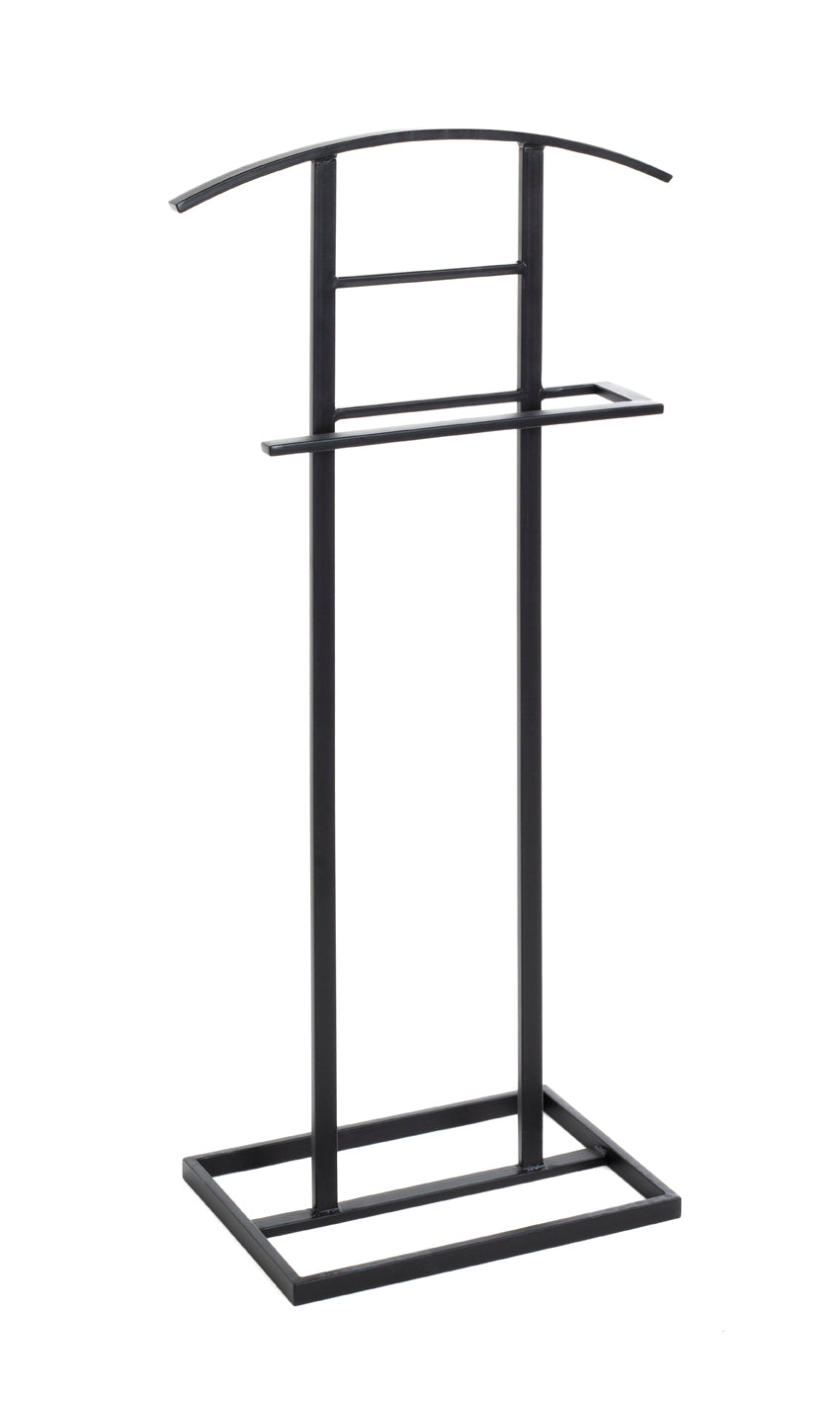HAKU Möbel Herrendiener aus Metall in Schwarz 45 x 26 x 101 cm