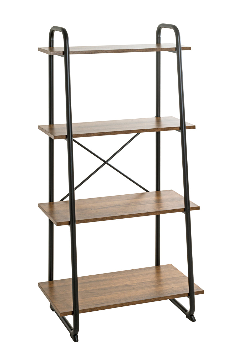 HAKU Möbel Regal aus Holzwerkstoff Kippschutz in Braun, 60 x 36 cm, H 128 cm
